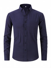 Men's Long Sleeve Casual Base Layer Shirt