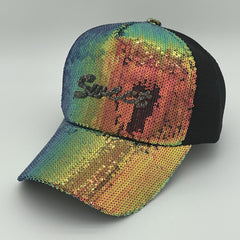 Sequin Y2K Trucker Hat Sparkly Mesh Baseball Cap Hip Hop Sunshade Dad Hat