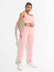 Yoga Sets Top & High Waist Leggings Women's Activewear