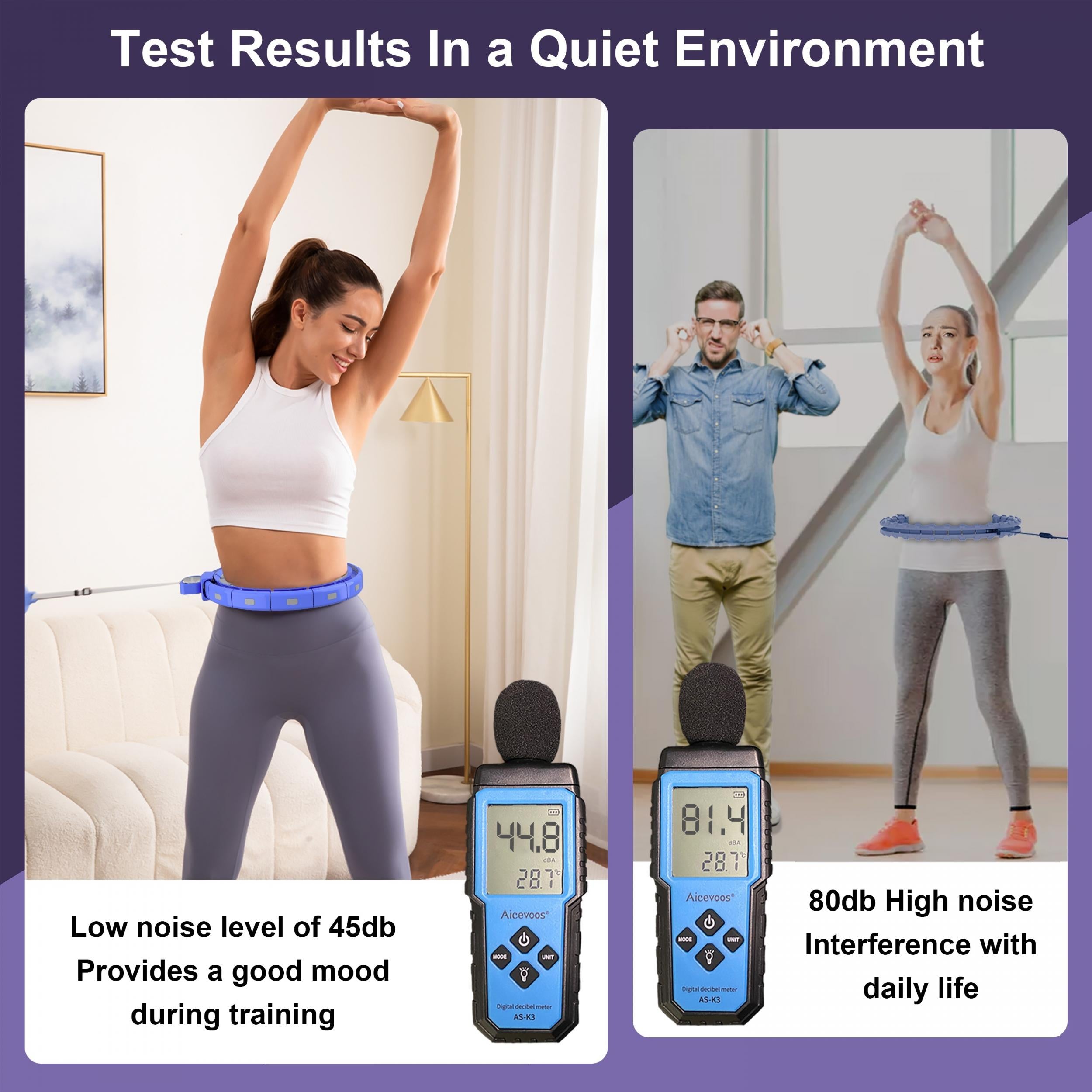 Smart Weighted Fitness Ring Hoop for Adults Weight Loss 39in