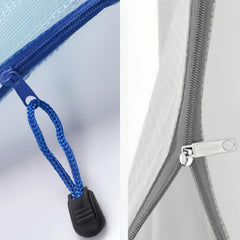 50pcs B6 Classic Office Supplies Paper Storage Mesh Zipper Bag