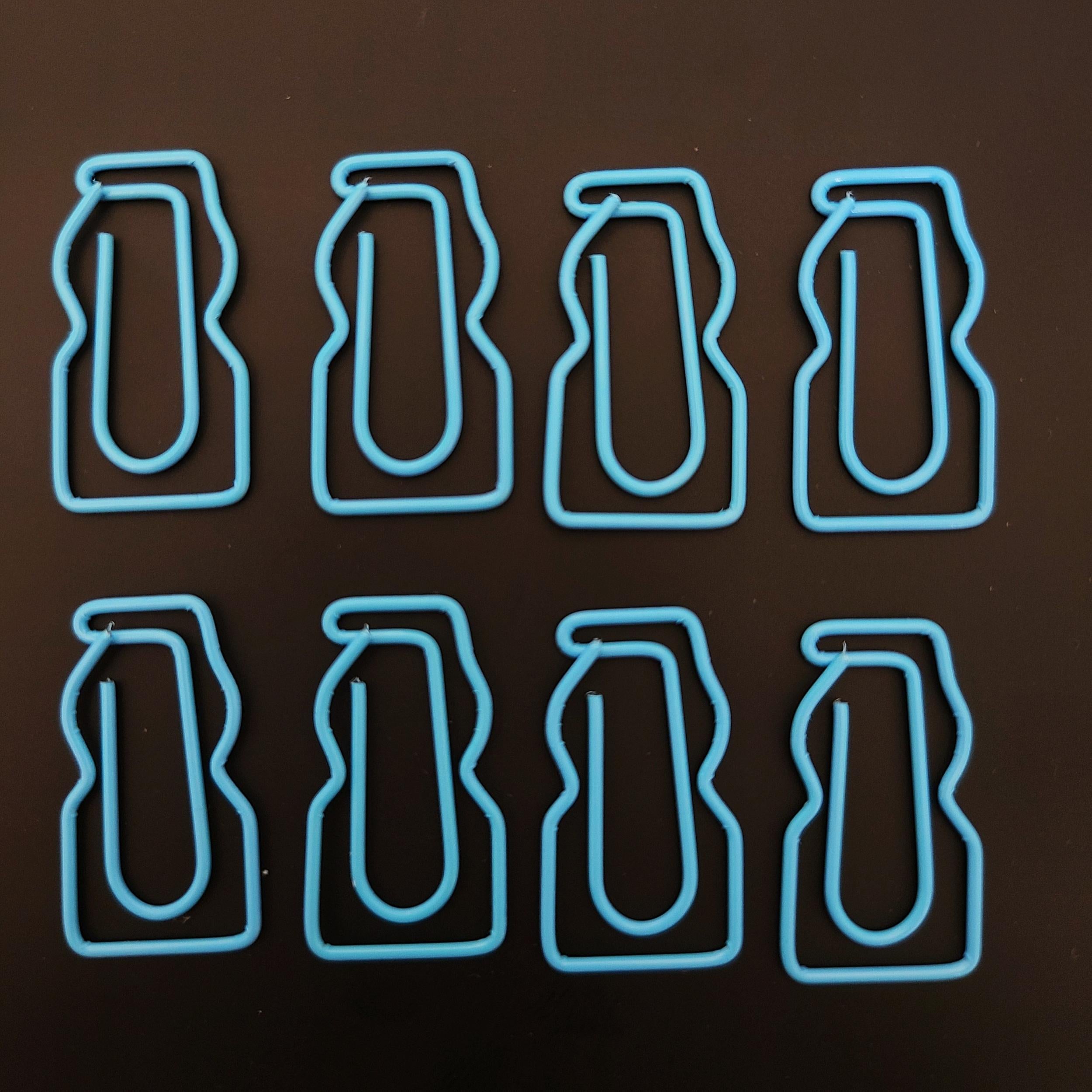 10pcs Bottle Paper Clip for Office Notes