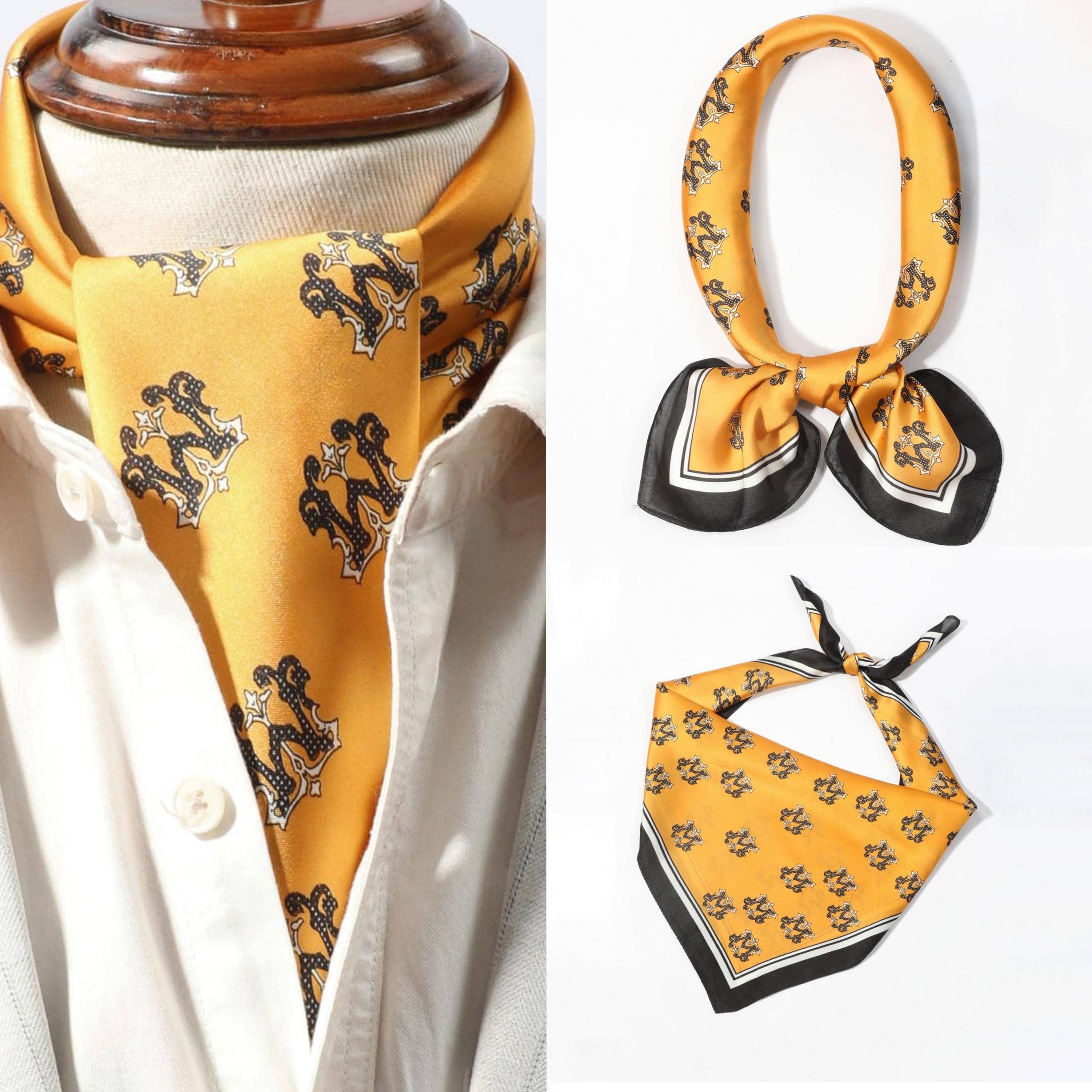 Men's Graphic Triangle Towel Square Scarf