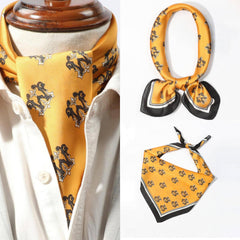 Men's Graphic Triangle Towel Square Scarf