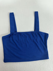 Square Neck Tank Top Backless for Summer