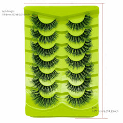 7 Pairs Fairy Style Wispy Volume False Lashes Natural Look