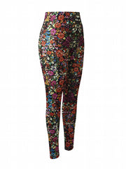 Floral Yoga Workout Pants High Stretch Leggings Women's Activewear
