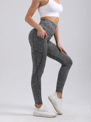 High Waist Solid Training Yoga Tight Sports Pants Women's Activewear