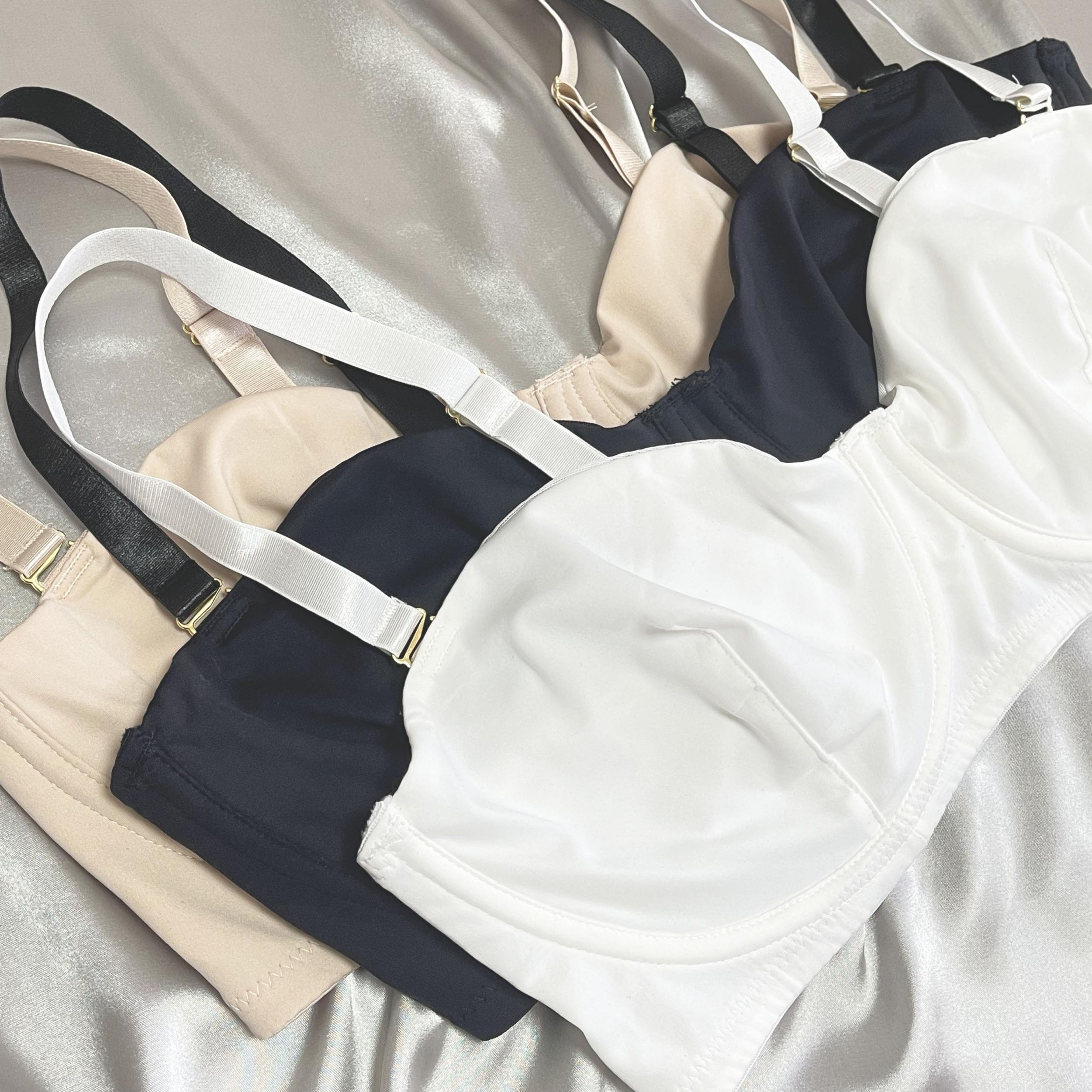 3 Pack Plus Size Basic Bra Set Non Padded Comfort T shirt