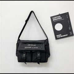 Nylon Messenger Bag Street Shoulder Bag Student Cross Body Bag Christmas Gift