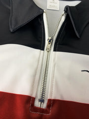 Men's Block Zipper Casual Fit Shirt