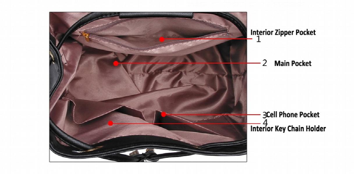 PU Leather Women Backpack School Bags For Teenagers Girls