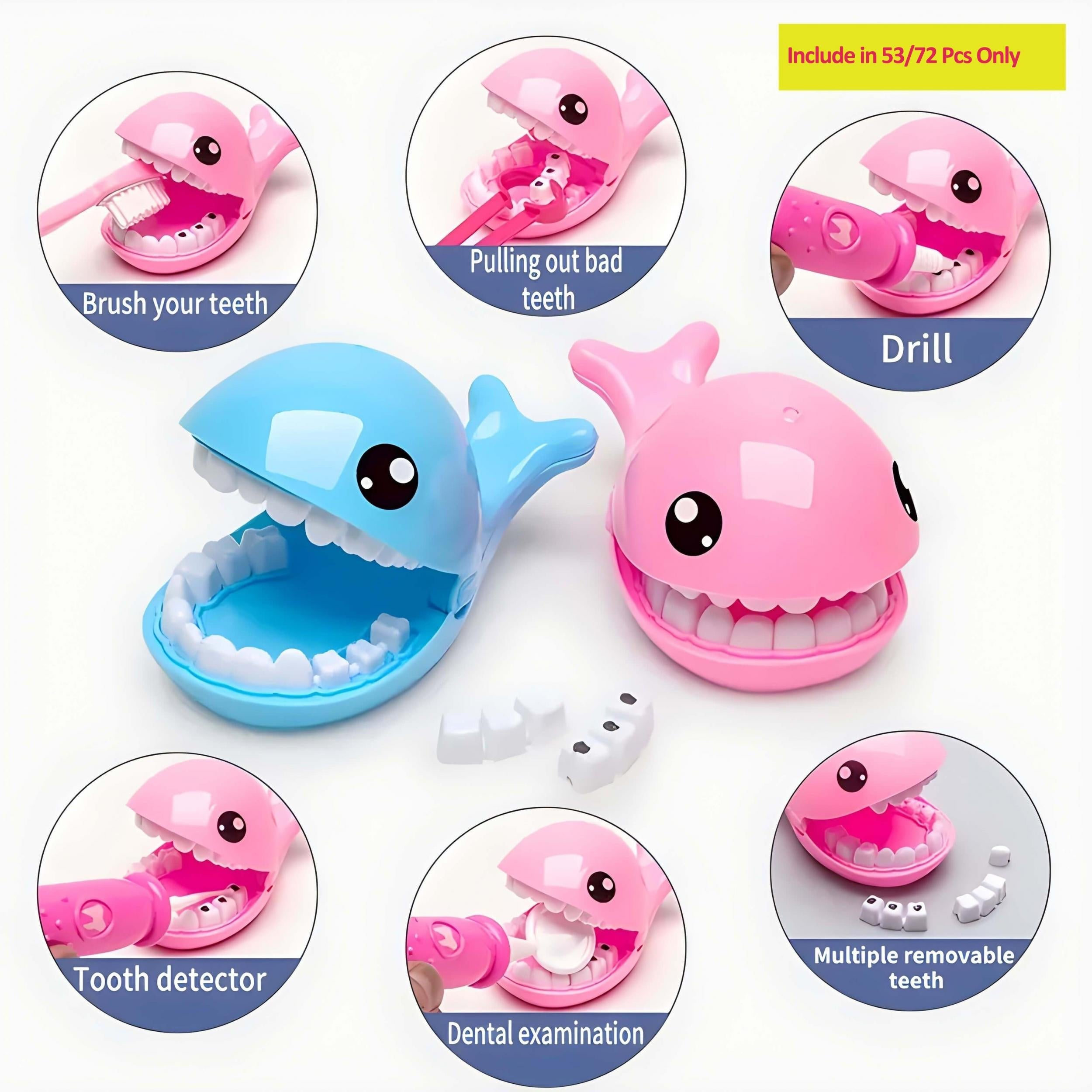 Kids Doctor Playset Pretend Medical Kit for Toddlers Educational Toy