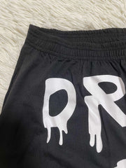 Letter Print Casual Shorts Women's Clothing