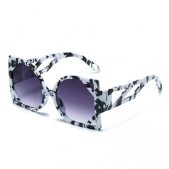 Y2K Cat Eye Sunglasses Oversized Gradient Glasses UV400