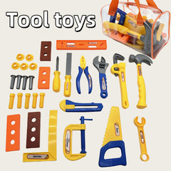 Family Toy Tool Box Set Screwdriver Tools for Boys and Girls