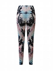 Tie Dye Yoga Workout Pants High Stretch Running Sports Fitness Leggings
