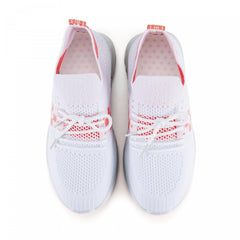 Women's Mesh Platform Sneakers Plaid Lace Up Outdoor Shoes