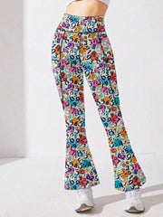 Flare Leg Yoga Pants High Stretch Fitness Running Bootcut