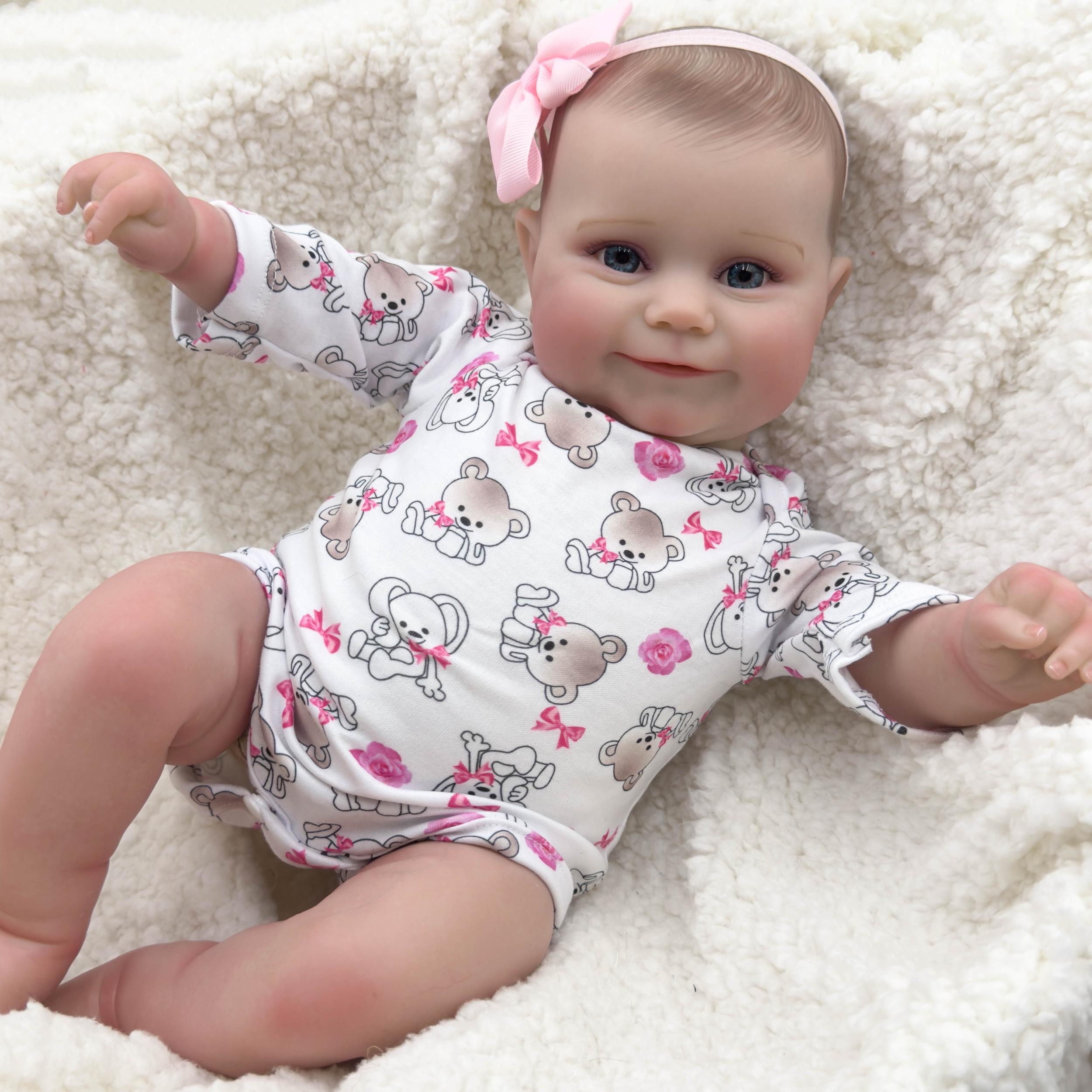 20inch Bathable Lifelike Reborn Doll Girl Full Body Vinyl Realistic Doll