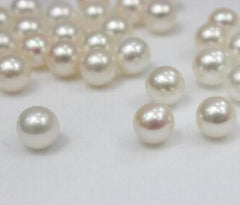AA 6MM Pink Lavender Half Drilled Freshwater Pearl Matched Pair