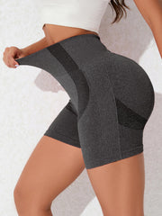 3pcs Seamless Yoga Shorts High Waist Sports Running Women's Activewear