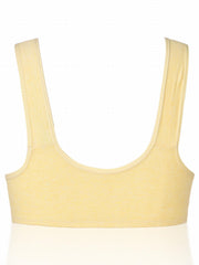 Floral Print Front Closure Wireless Comfort Bra