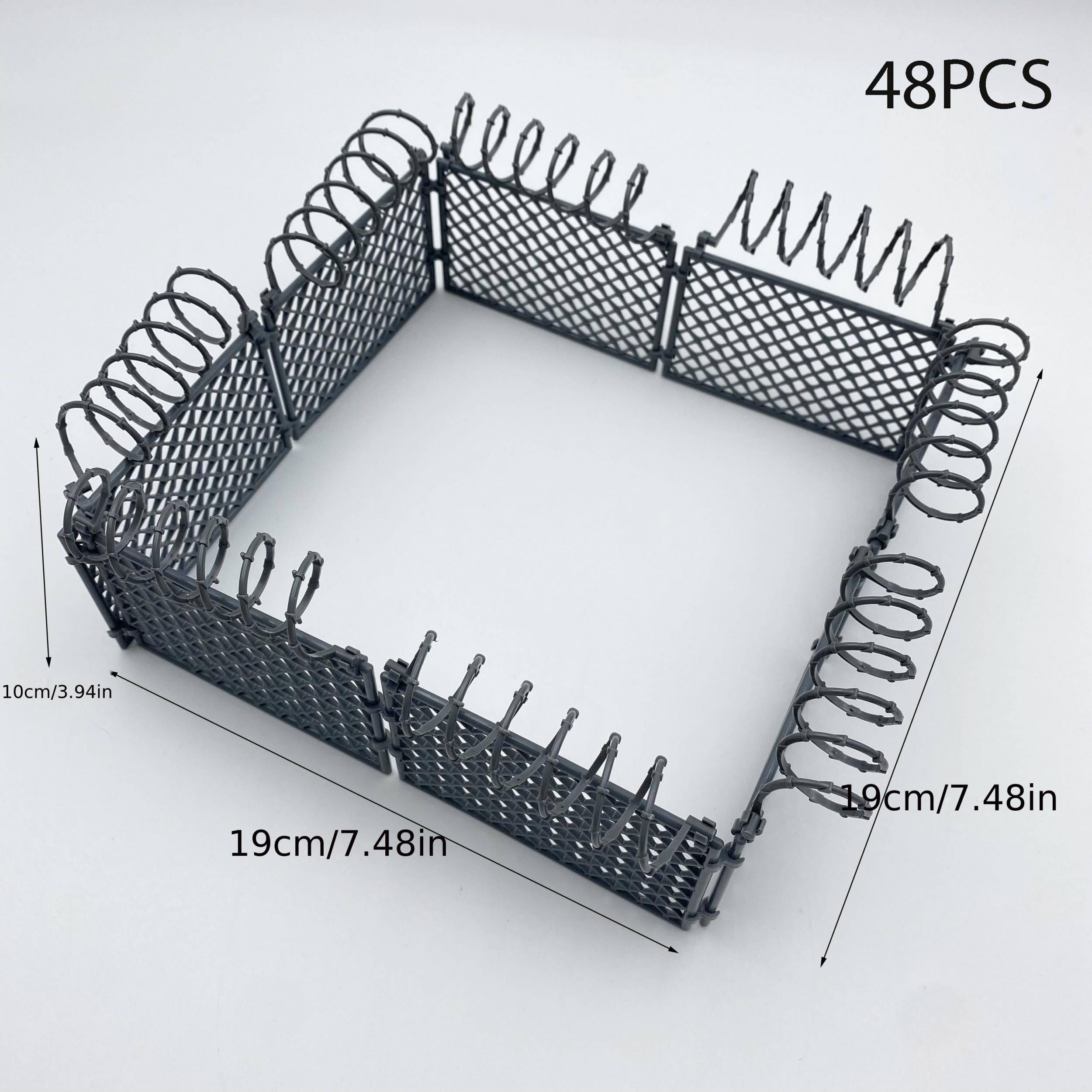 ABS Wire Mesh Barrier Building Block Accessory for DIY Projects