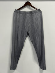 Casual Leggings Women's Plus Stripe Print Elastic High Rise