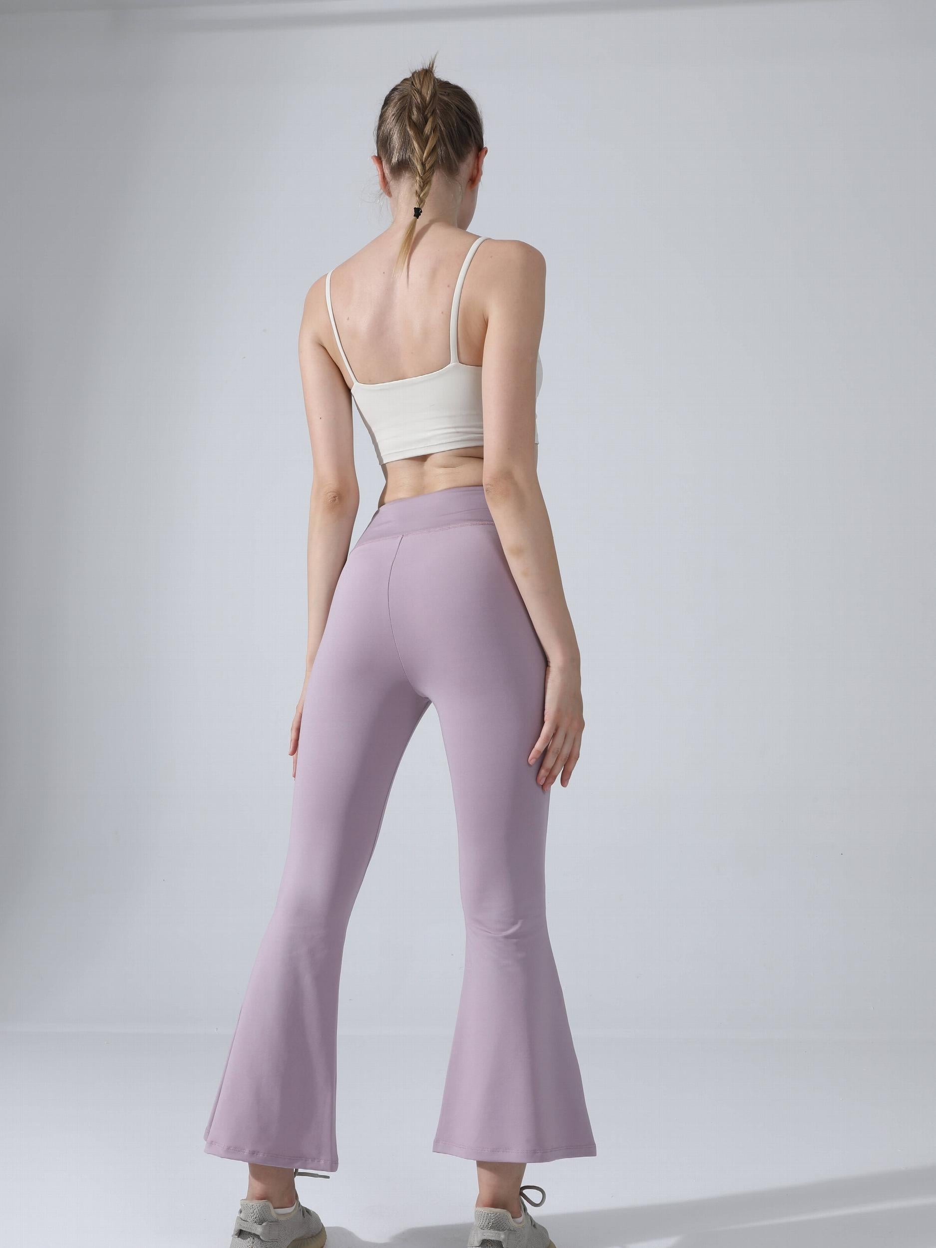 Yoga Fitness Flared Leggings Bootcut Sports Pants Women's Activewear
