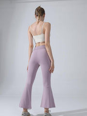 Yoga Fitness Flared Leggings Bootcut Sports Pants Women's Activewear