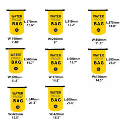 500D PVC Waterproof Dry Bag 10L Outdoor Floating Boating Fishing Swimming