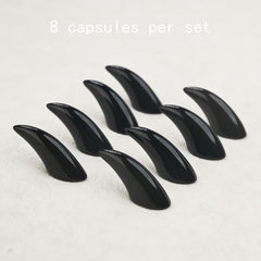 8pcs Fluffy Fur Cat Claw Nail DIY Set - Animal Role Play Accessories