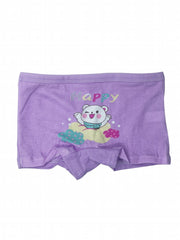 4pcs Girl's Bear Boxer Briefs Cotton Underwear Kid's Underpants
