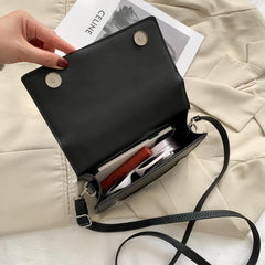 PU Leather Crossbody Bags for Women Solid Shoulder Handbags
