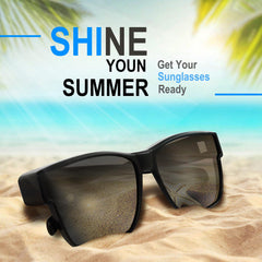 Oversized Polarized Square Fit Over Glasses Sunglasses UV 400 Protection