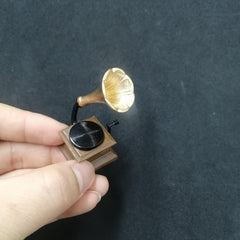 Mini Phonograph Dollhouse Accessory