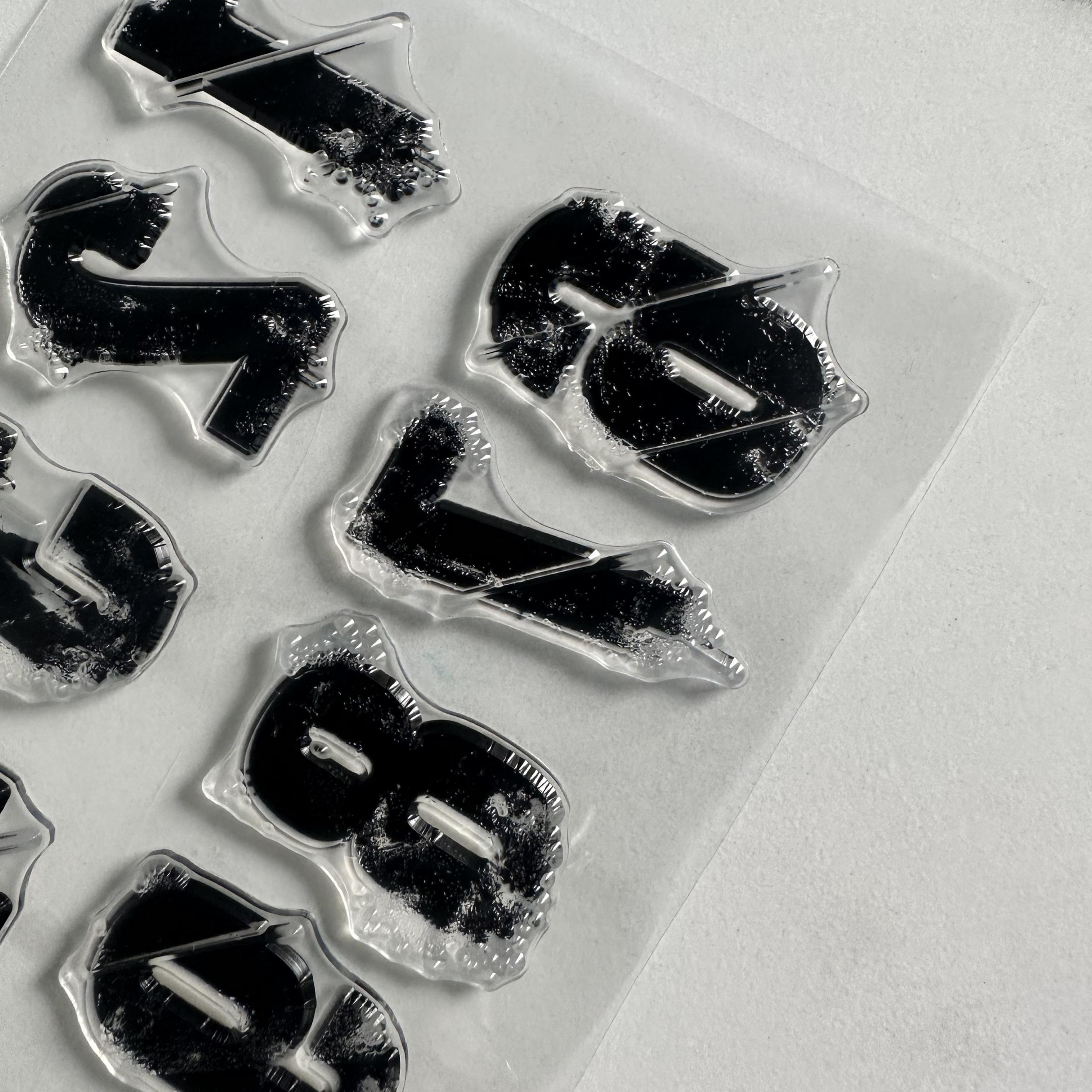 Silicone Retro Stamps Set for DIY Scrapbooking