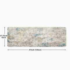 Absorbent Anti Slip Kitchen and Bath Mat Modern Abstract