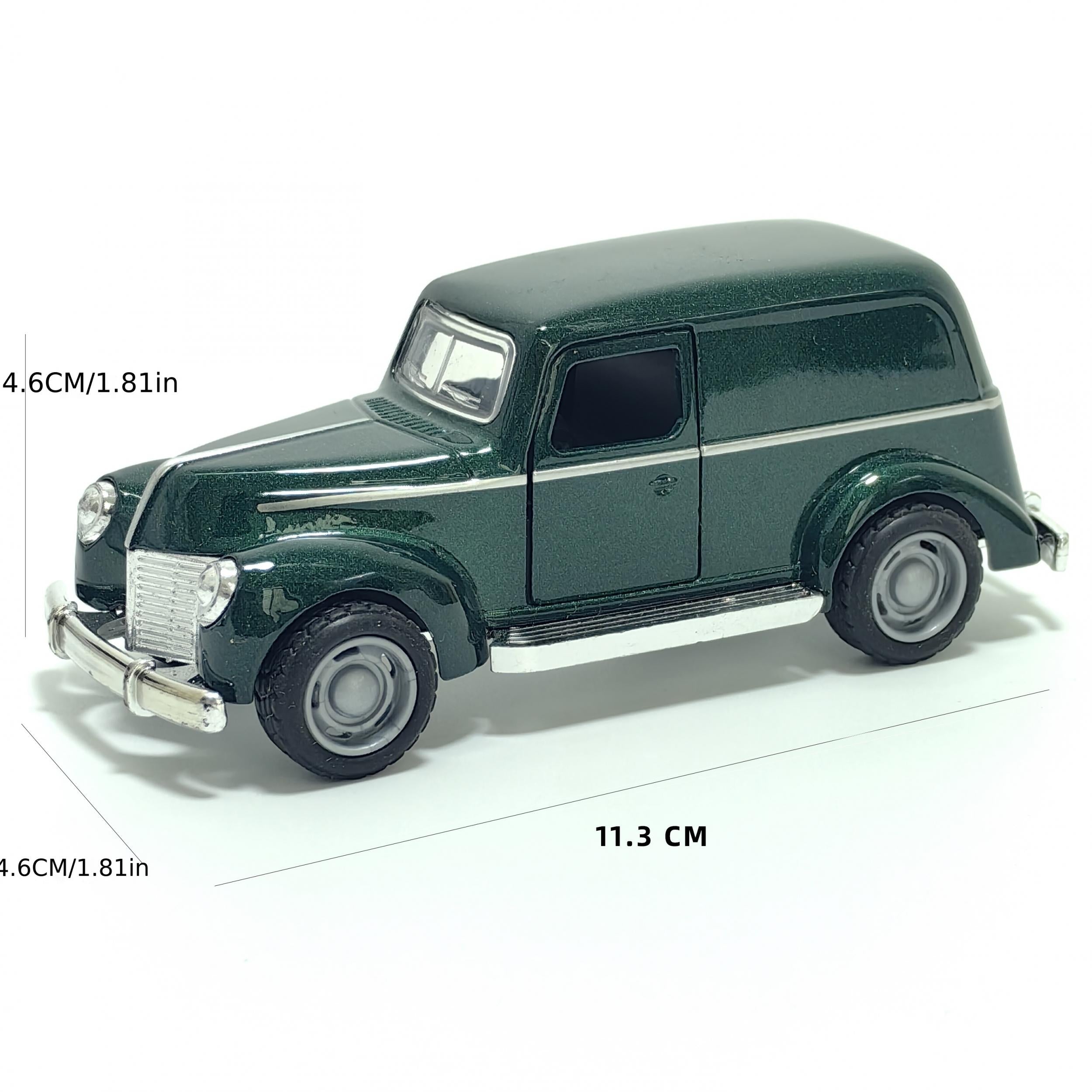 1:36 Vintage Car Diecast Model Toy Set Collectible Vehicles Pull Back Mechanism