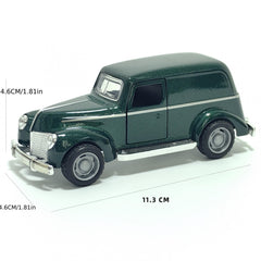 1:36 Vintage Car Diecast Model Toy Set Collectible Vehicles Pull Back Mechanism