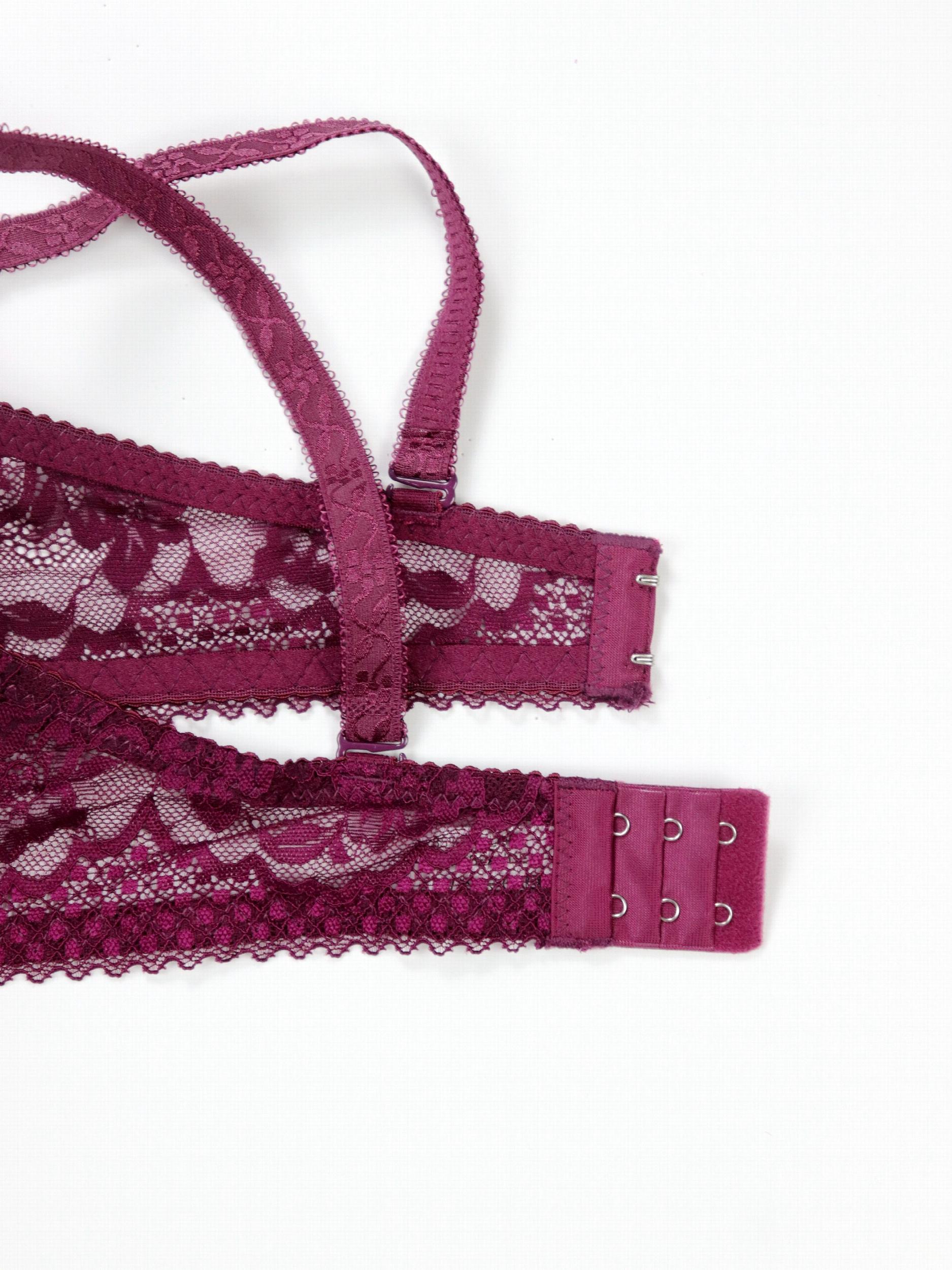 Lace Push Up Bra Anti-Sagging Bow Tie Sexy Lingerie
