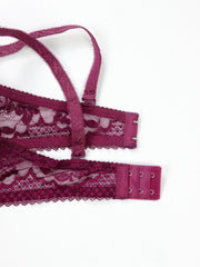 Lace Push Up Bra Anti-Sagging Bow Tie Sexy Lingerie