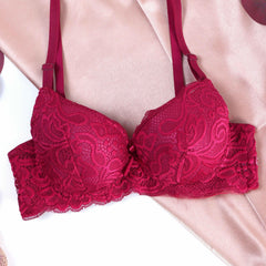 Lace Push Up Bra Comfy & Breathable Women's Lingerie