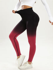 Ombre High Waist Yoga Pants for Women Butt Lifting Leggings