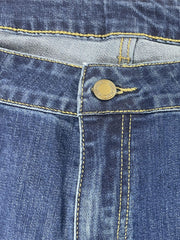 Ripped High Rise Skinny Jeans With Pockets