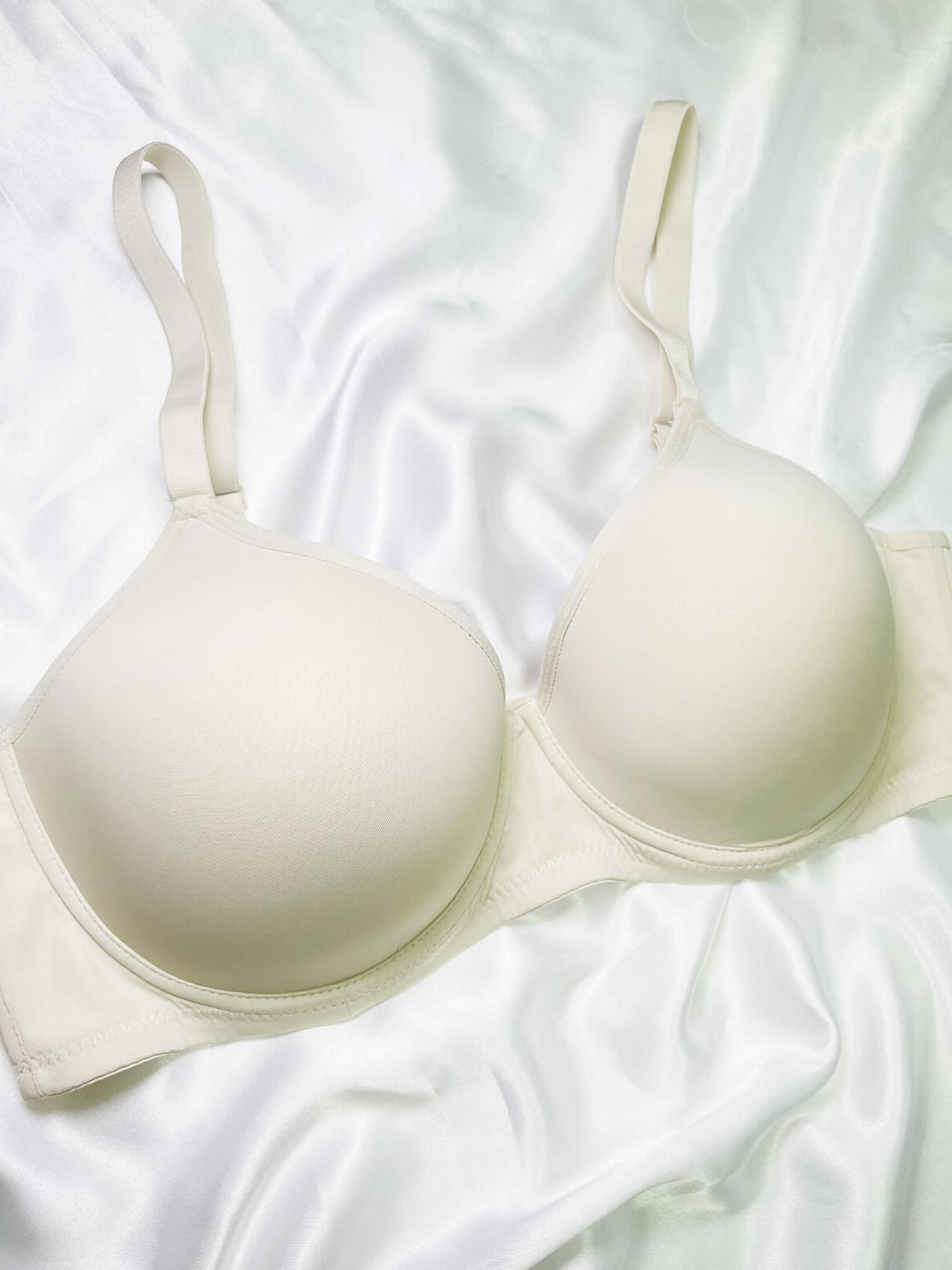 3 Pack Plus Size Bra Set Women's Plus Molded Cup Smoothing