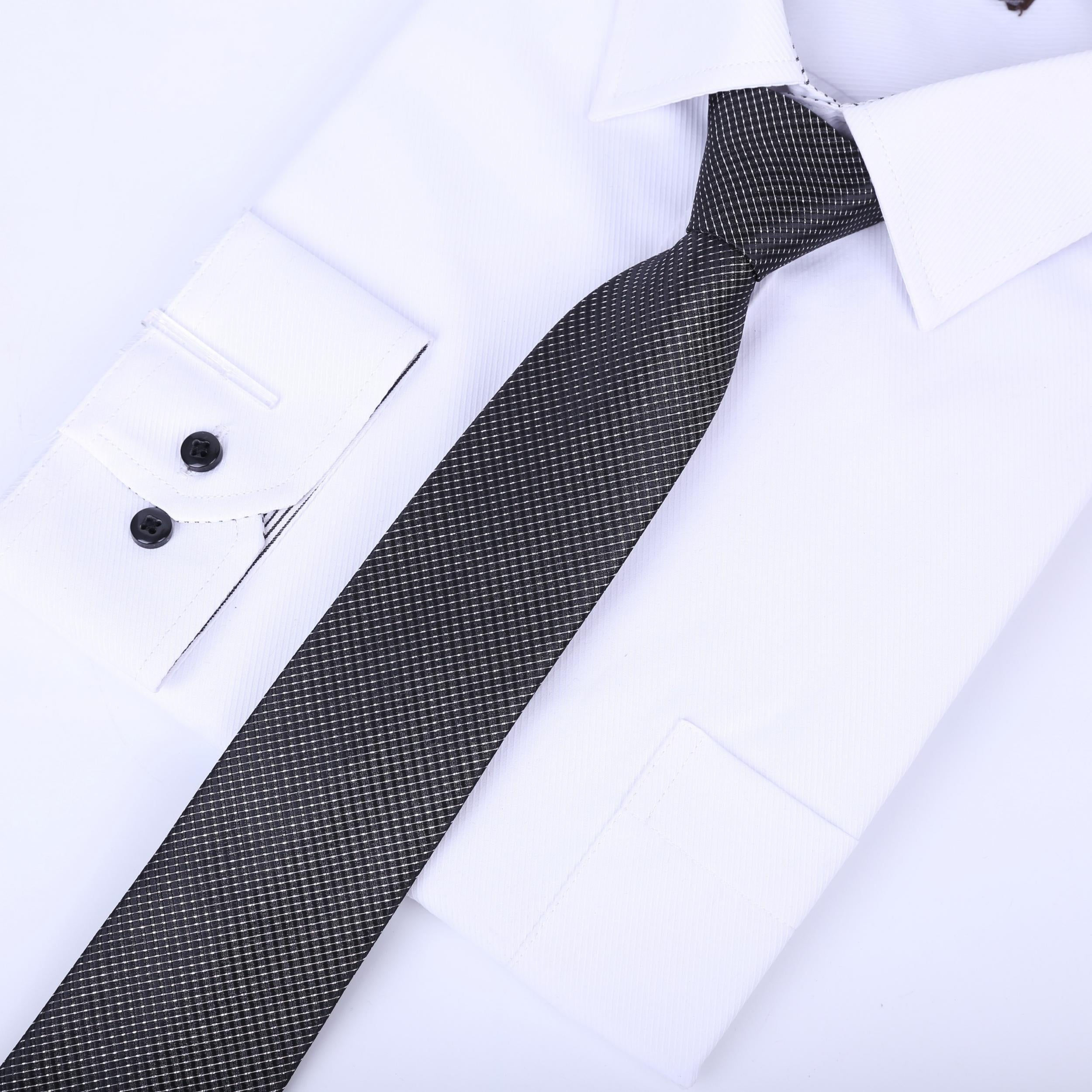 Dark Jacquard Neck Ties for Men and Women
