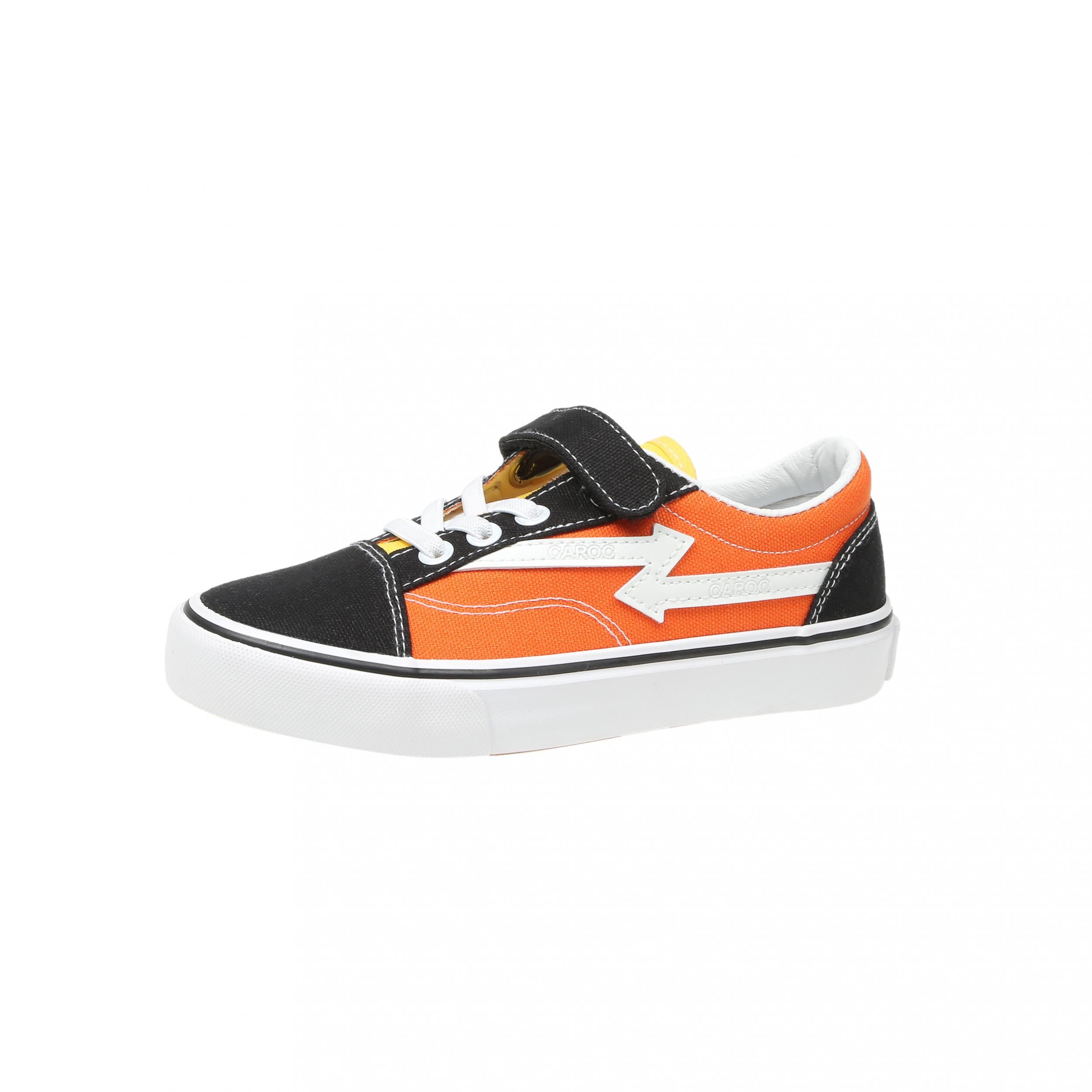 Kids Canvas Skate Shoes Hook Loop Fastener Casual Comfy Platform Sneakers