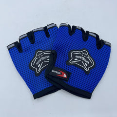 Men's Cycling Half Finger Mesh Gloves Outdoor Bike Gloves